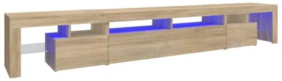 Obrázek produktu pro vidaXL TV skříňka s LED osvětlením Dub Sonoma 260x36,5x40 cm