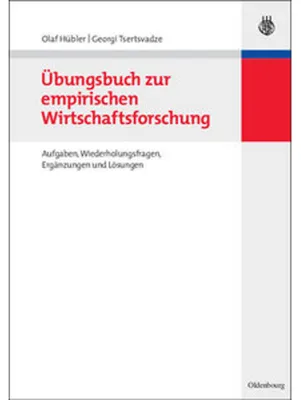 Obrázok produktu pre Übungsbuch zur empirischen Wirtschaftsforschung