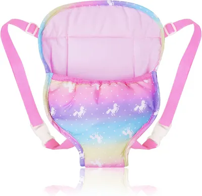 Imagen del producto de Mochila portabebés con correas de hombro ajustables, de 35,5 a 45,7 cm, para niños