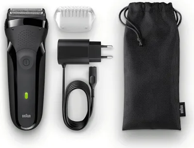 Obrázok produktu pre Holiaci strojček Braun Series 3-301s vrátane cestovnej tašky