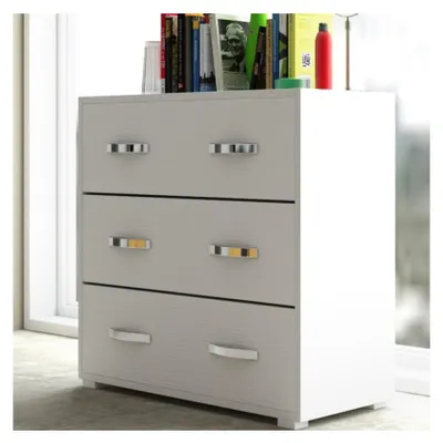 Immagine prodotto di Comò 3 cassetti colore bianco frassinato