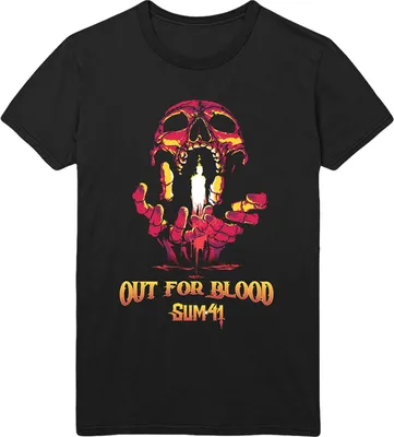 Obrázek produktu pro Sum 41 - Tričko "Out For Blood" pro muže/dámy Uni RO4100 (M) (Black)