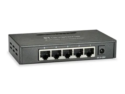 Obrázok produktu pre LevelOne GEU-0523, Nespravované, Gigabit Ethernet (10/100/1000), Montovateľné na stenu
