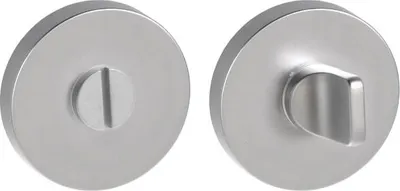 Zdjęcie produktu dla Płytka okrągła GAMET PLT-26-WC-08, blokada WC, wykończenie chrom/satyna