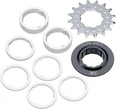 Produktbild von Single Speed Zahnkranz 16 Zähne mit Spacer