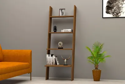 Image de Skye Decor, Solid - Walnut, étagères à livres, noyer, 56 x 150 x 30 cm