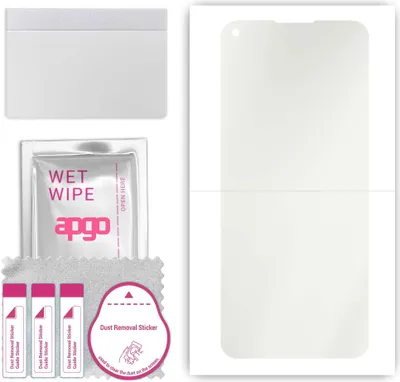 Produktbild von apgo Hydrogel Schutzfolie, Matt, kompatibel mit Oppo A74, flexibele Displayschutzfolie, Folie mit Positionierhilfe, Anti-Fingerprint, kratzfest, einfache Montage