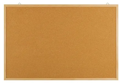 Produktbild von Kork-Pinnwand 40 x 30 cm 1 Stück rechteckig mit Holzrahmen