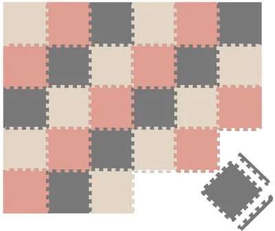 Obrázek produktu pro 27 kusů hrací podložka dětská puzzle podložka 30x30 prolézací podložka podlahová podložka školka