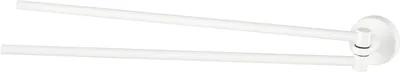 Produktbild von Haceka Kosmos Dubbele Handdoekhouder 5,3x40,7x5,3 cm Wit