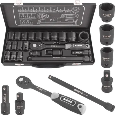 Produktbild von Kraft Steckschlüssel Satz 1/2"  22-tlg.