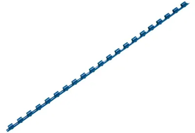 Zdjęcie produktu dla Hřbet plastový 6 mm, 11-20 listů, modrý, 200 ks