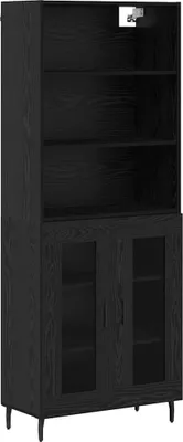 Obrázek produktu pro Vysoký bufet Černý dub 69,5 x 34 x 180 cm