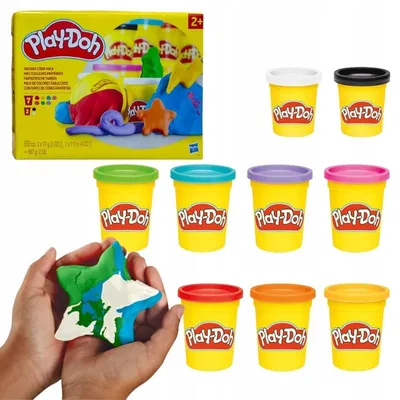 Immagine prodotto di Play-Doh Dolci Preferiti - Rifilo 9 Tubi 2+