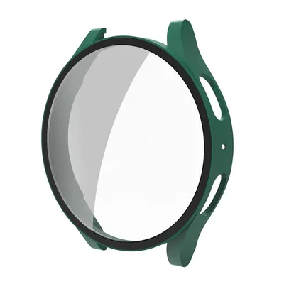 Produktbild von SYSTEM-S Schutz Hülle Case 44 mm aus PC für Samsung Galaxy Watch 5 4 in Grün