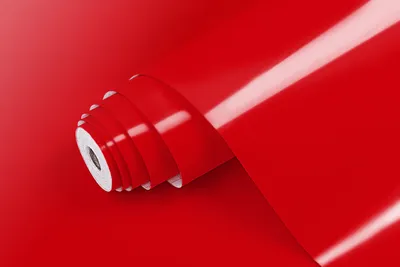 Produktbild von Klebefolie Uni Glanz Rot Möbelfolie Dekofolie - Küchenfolie Schrankfolie Tischfolie -45 cm x 1 m
