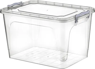 Produktbild von Aufbewahrungsbox Aufbewahrungsbehälter Transparentbox Kunststoffbox Klappbox Plastikbox mit Deckel 30L