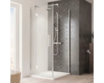 Produktbild von Seitenwand für Drehtür Breuer Avanta 100 cm Klarglas Profilfarbe chrom