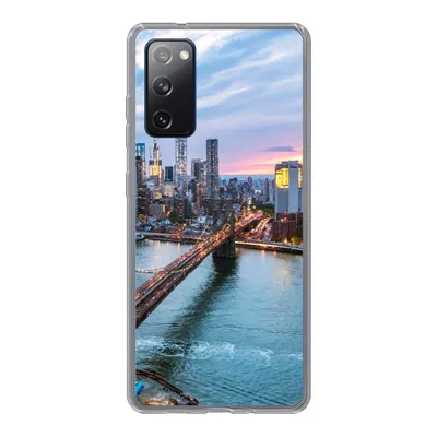 Produktbild von MuchoWow® Handyhülle Schutzhülle Hülle für Samsung Galaxy S20 FE New Yorker Skyline an der Brooklyn Bridge Silikon Softcase Handy Hülle - Abdeckung