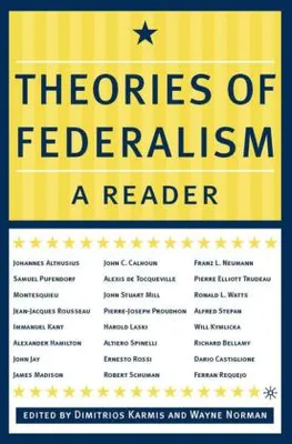 Produktbild von Theories of Federalism