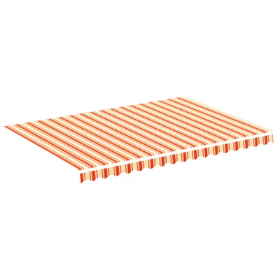 Produktbild von vidaXL Markisenbespannung Gelb und Orange 3,5x2,5 m