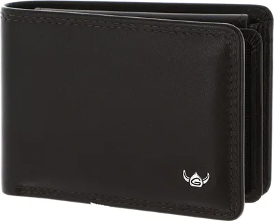 Produktbild von Golden Head Leder Geldbörse Polo RFID Protect Minischeintasche 1040 Dunkelbraun