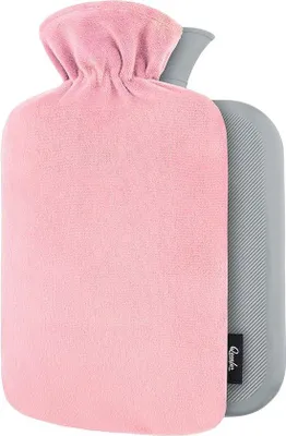 Produktbild von Famanu Wärmflasche 1,8 Liter - Fleecebezug, 34 x 22 x 1 cm