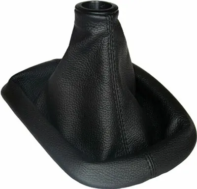 Produktbild von Schaltsack Schaltmanschette passend für Audi TT schwarz echtes Leder Neu
