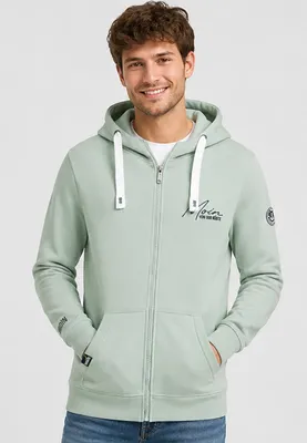 Produktbild von EIGHT 2 NINE Stylischer Hoodie Kordelzug Durchgehender Reißverschluss  Größe: XXL