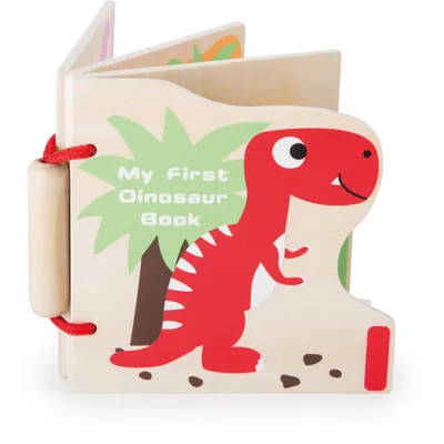 Produktbild von Holzbuch „Meine ersten Dinos“