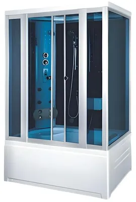 Produktbild von Duschraum Dusche Duschkabine Multifunktionsdusche Wellnessdusche 150x80 cm