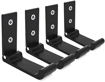 Image de Tableaux muraux en aluminium, 4 pièces, pliables, fixations murales noires