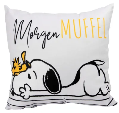 Produktbild von Peanuts Kissen Unisex Snoopy - Morgenmuffel multicolor Standard