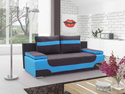 Produktbild von Multifunktion Büro Couch Schlafsofa Textil Big Sofa Couchen 3Sitzer Polster Neu