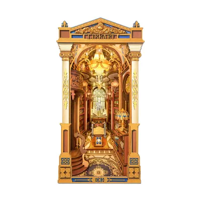 Produktbild von 3D-Puzzle Bucheinlage Library of Wonders, RoLife, 258 Teile