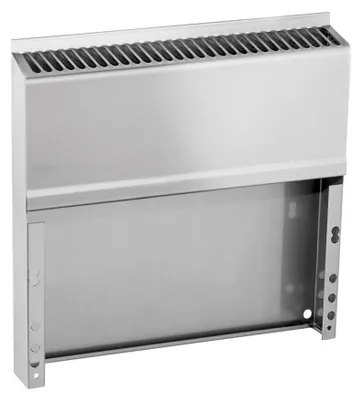 Produktbild von Kamin 650-40 aus Edelstahl, 400 mm Breite, 382 mm Höhe, 55 mm Tiefe