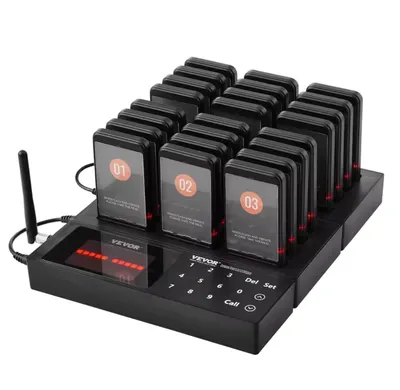 Produktbild von 24x Pager System Restaurant Gäste Rufsystem bis 400m Reichweite