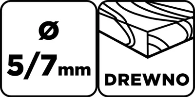 Zdjęcie produktu dla Wiertło do konfirmatów 5/7mm GRAPHITE