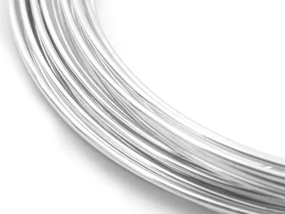 Produktbild von Vintageparts Aluminiumdraht Silberfarben 1,5 mm Durchmesser 10 m