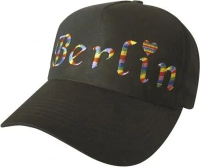 Produktbild von Baseballcap mit Einstickung - BERLIN - 68076 schwarz
