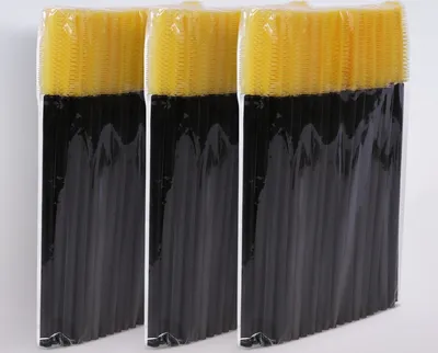 Produktbild von Wimpernverlängerung Wimpernbürste Wimpernbürstchen Mascara Bürste Silikon, 150 Stück