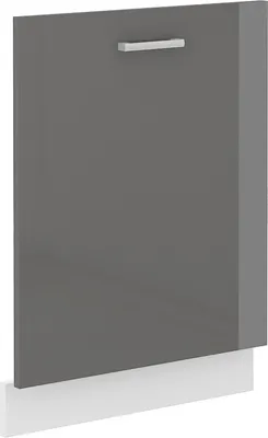 Image de Porte pour lave-vaisselle encastrable SAEED – 60x72 cm, gris / blanc