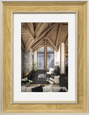 Produktbild von Hama Rustic, Einzelbilderrahmen, Glas, Polystyrol (PS), Eiche, Tisch, Wand, 9 x 13 cm, Country-Stil