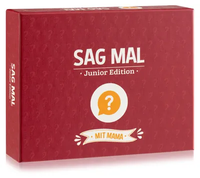 Produktbild von Sag mal... Mama - Junior Edition Kennenlernspiel 100+ Fragen Spieler:  2+ Alter: ab 8 Jahren