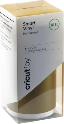 Produktbild von Cricut Joy Smart Vinyl, Permanent, Gold, Vinyl, Glänzend, Drinnen, Box