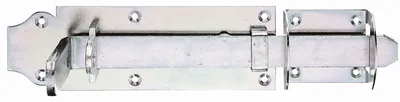 Immagine prodotto di Alberts 210656 Serratura doppia, per cancelli a telaio, zincata, passivata a film spesso, 380 x 80 mm