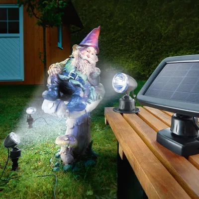 Produktbild von esotec Solarstrahler 3er Set Trio Professional Lichtfarbe 6500K outdoor 102542