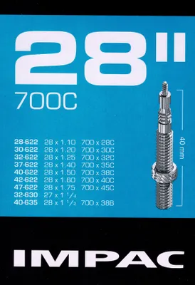 Produktbild von Impac 28 Zoll SV Schlauch Sclaverand Französisches Ventil 28 - 47 622