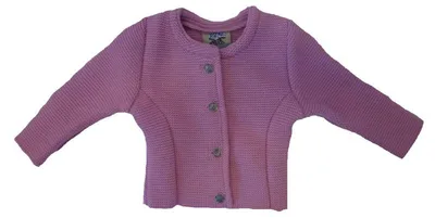 Produktbild von Trachten Strickjacke hellrosa Gr. 74 - 92 74