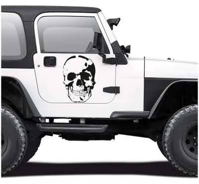 Produktbild von Solidchoice – Aufkleber mit Totenkopf-Motiv für Auto und Boot